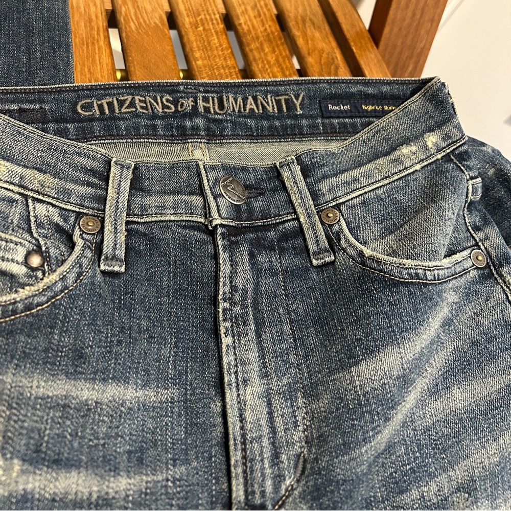 BRAND NEW w/TAGS ARITZIA CITIZENS OF HUMANITY ROCKET INDIE HR SKINNY ~ sz 24 - Picture 10 of 11
